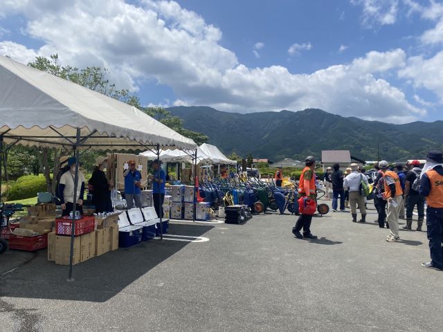 久留米の豪雨災害支援に職員を派遣しました 久留米の豪雨災害支援に職員を派遣しました